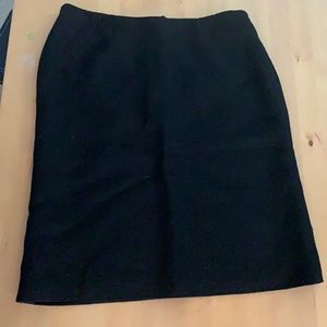 armani black mini skirt